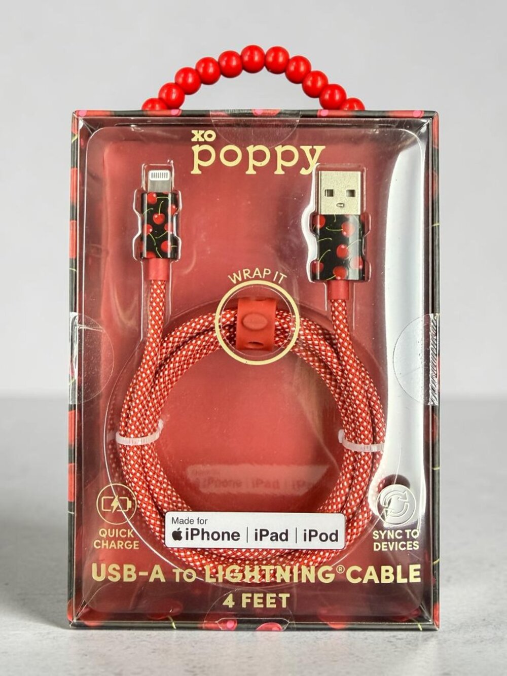 XO POPPY Iphone charger